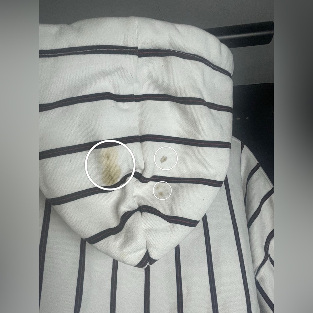 Vintage Champion Reverse Weave Women’s Hoodie - Striped - Picture 8 of 9